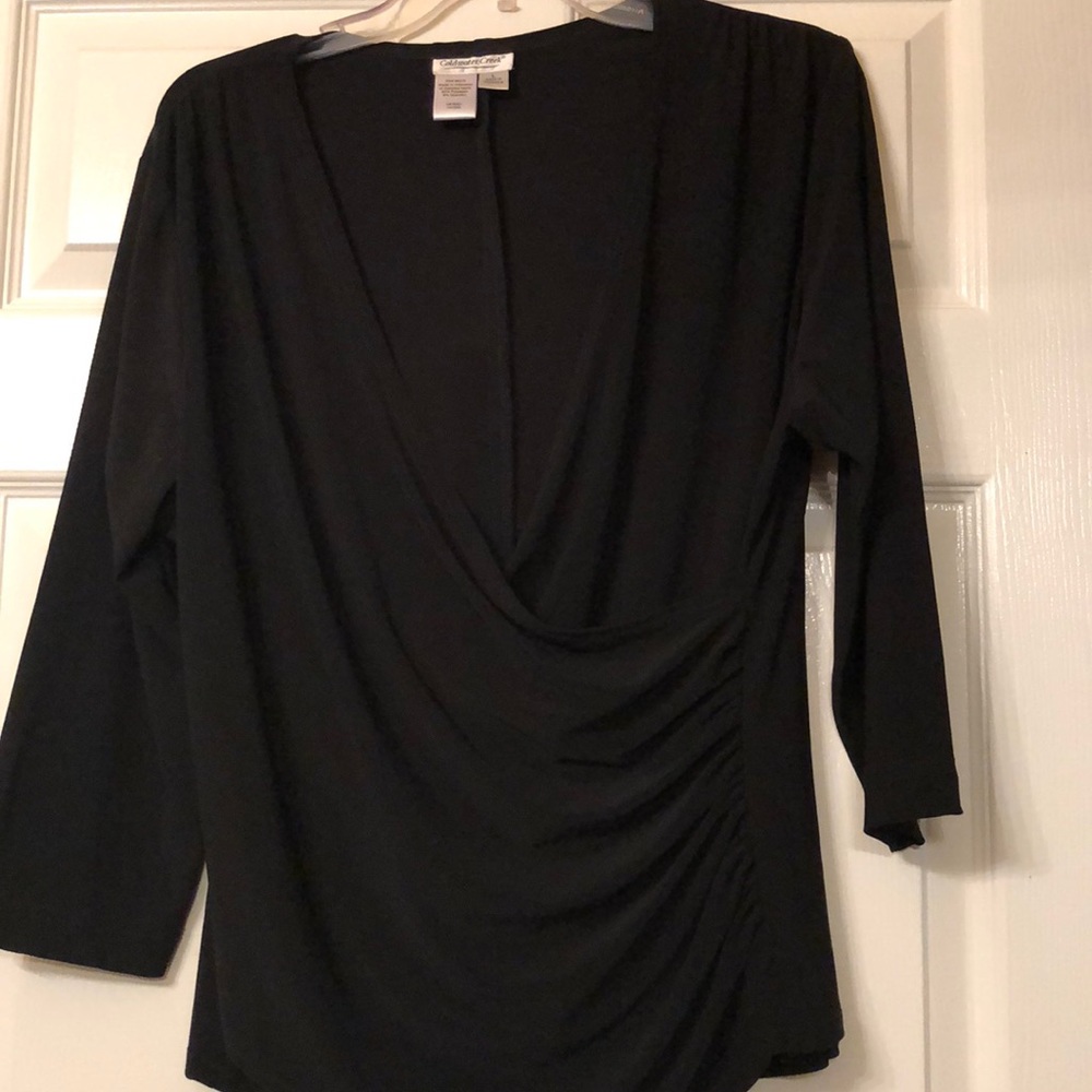 Black Coldwater Creek Blouse